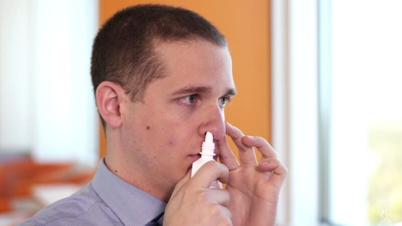 Saline Sprays for dust allergy